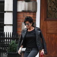 Nancy Dell'Olio is seen leaving a medical building on Harley Street | Picture 101264